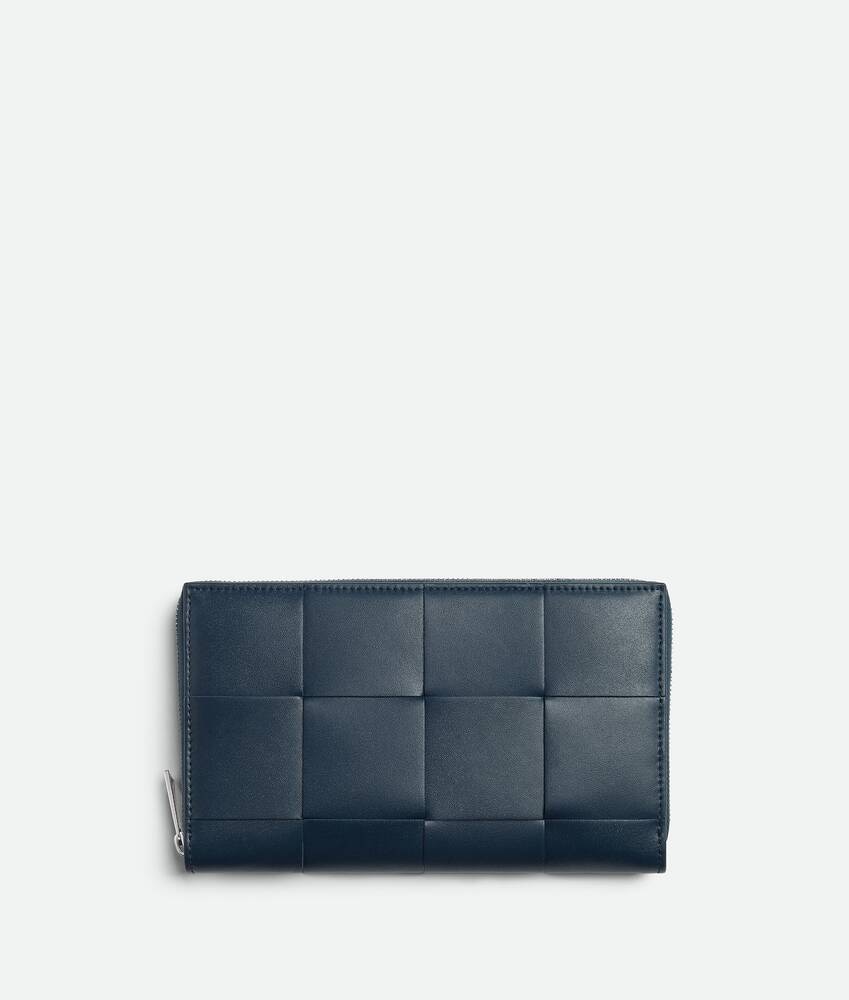 Bottega Veneta Cartera con cremallera en el contorno Cassette