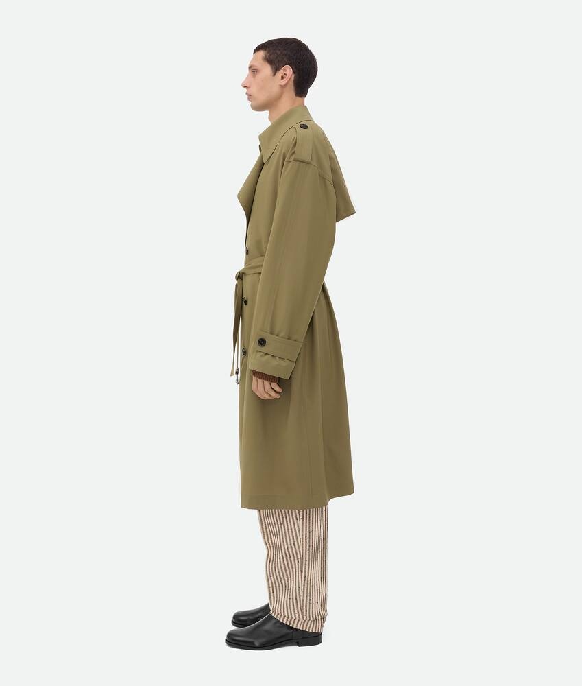 Bottega Veneta Gabardina de lana fina Rebajas de fábrica
