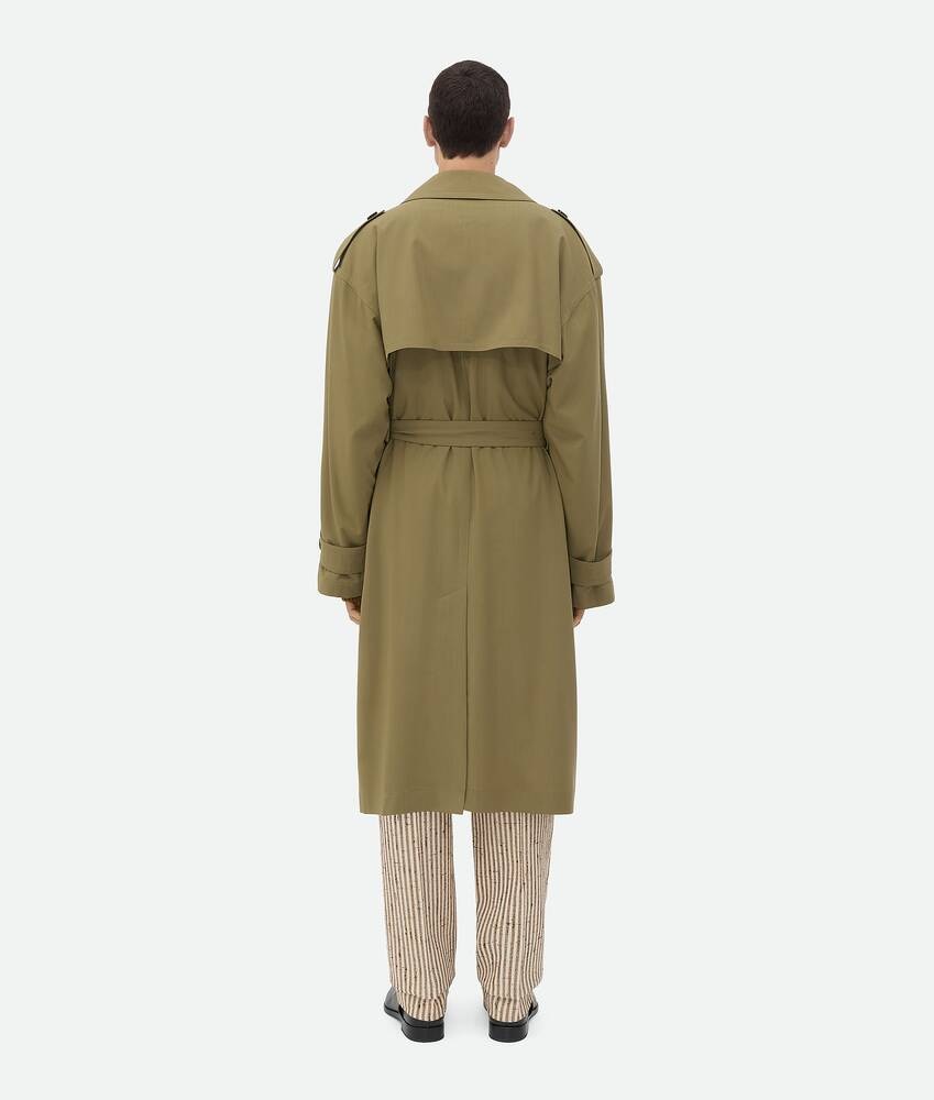 Bottega Veneta Gabardina de lana fina Rebajas de fábrica