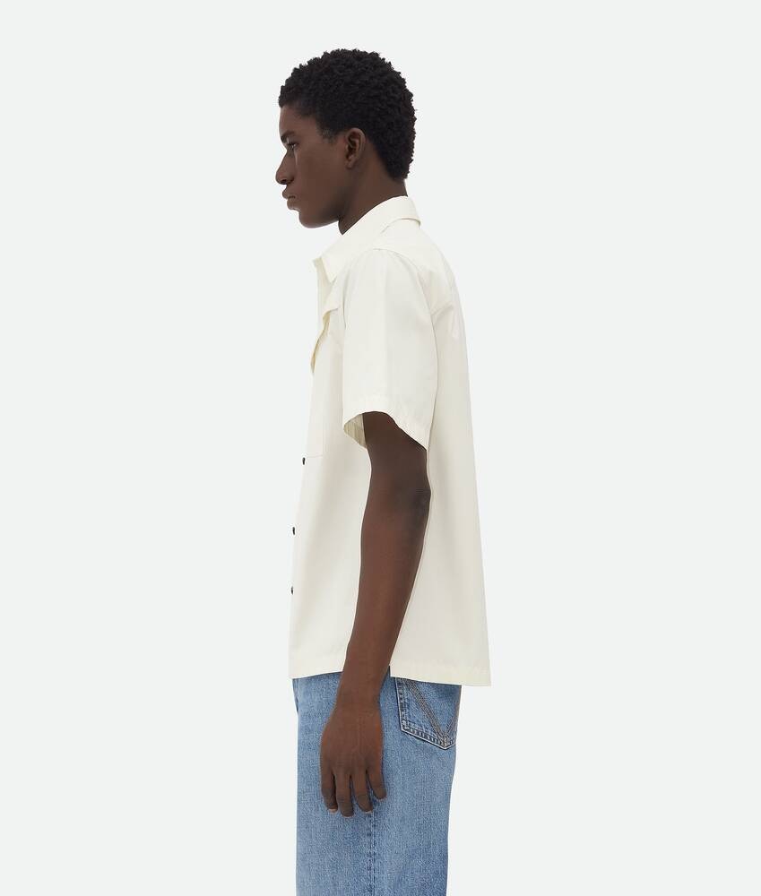 Bottega Veneta Camisa de sarga de algodón ligero Ventas relámpago