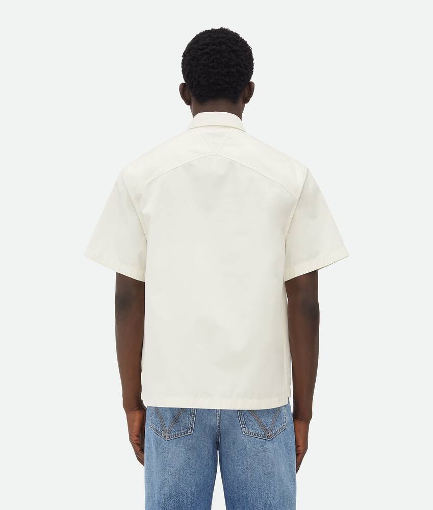 Bottega Veneta Camisa de sarga de algodón ligero Ventas relámpago