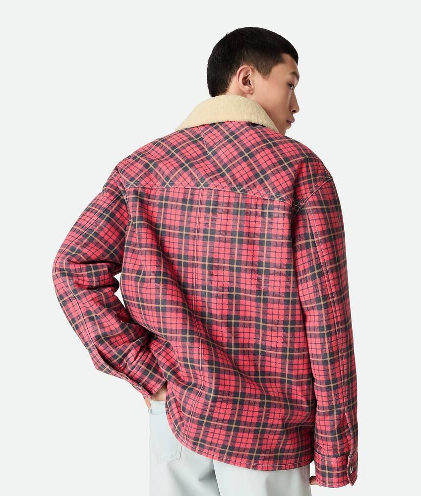 Bottega Veneta Cazadora de piel de borrego estampada Liquidación