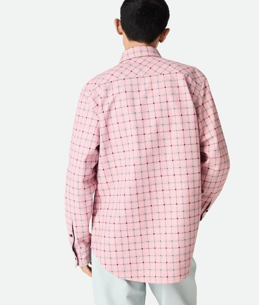Bottega Veneta Camisa de piel estampada Mejor oferta