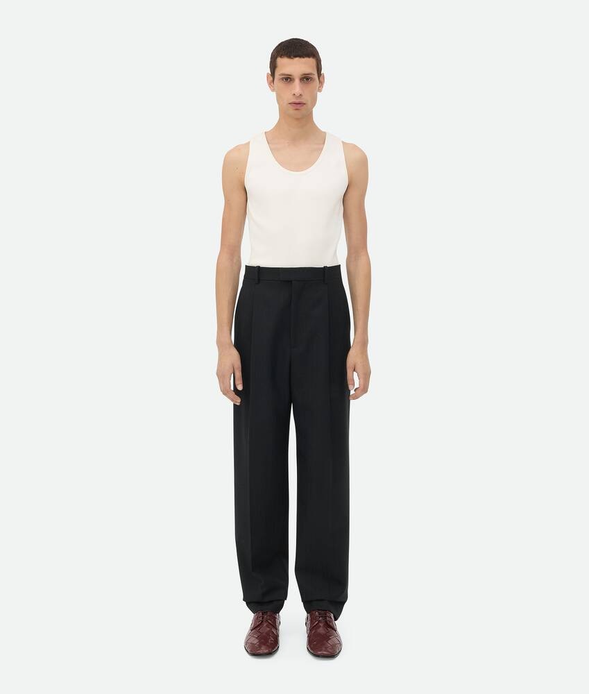 Bottega Veneta Pantalones de lana a rayas Rebajas top