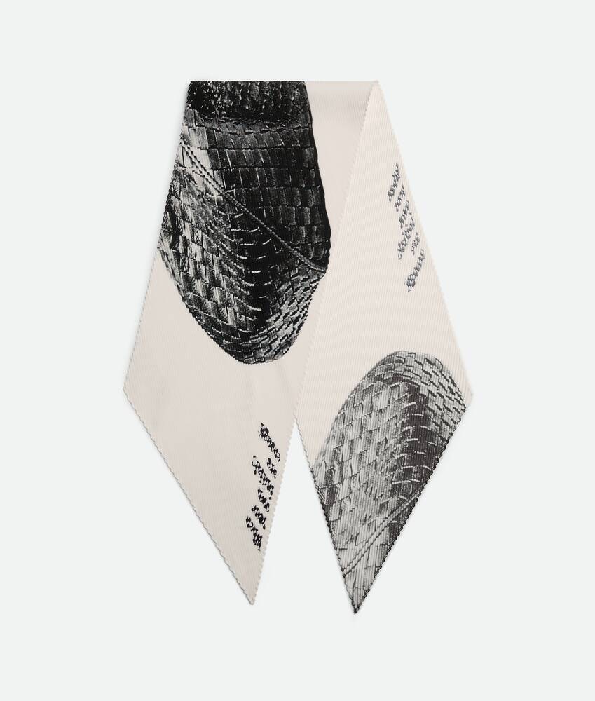 Bottega Veneta Foulard plisado estampado Limitado a 3 días