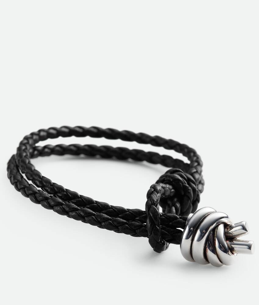 Bottega Veneta Pulsera Knot de piel Últimos 3 días
