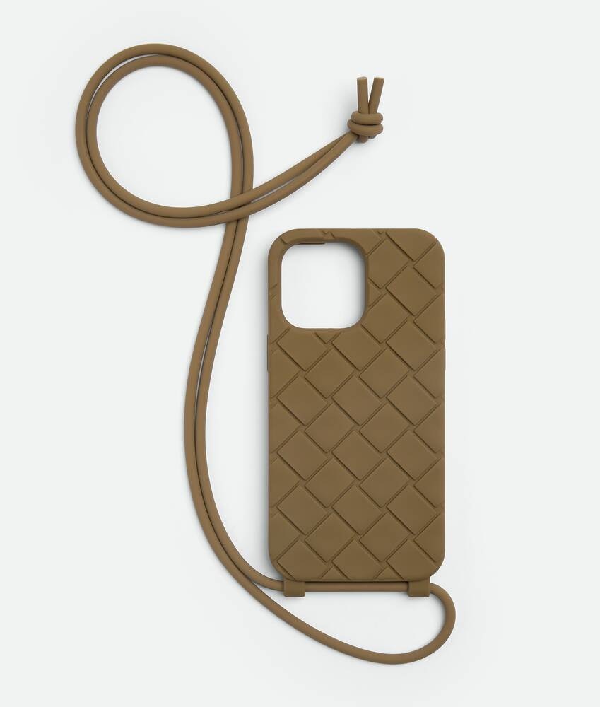 Bottega Veneta Funda para iPhone 14 Pro Max con correa
