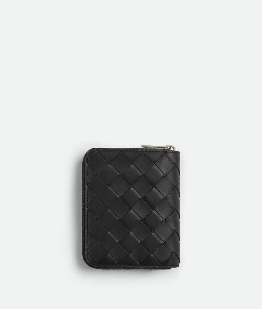 Bottega Veneta Cartera Compacta Con Cremallera En El Contorno Rebajas de fin de temporada