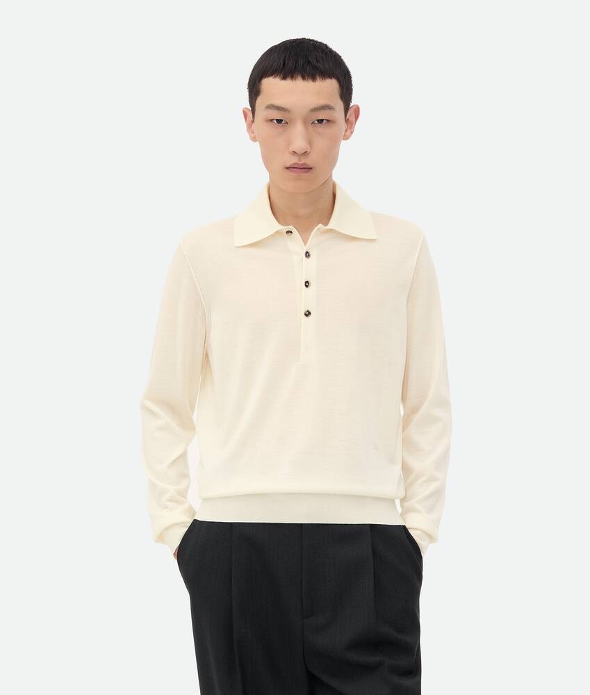Bottega Veneta Jersey polo de cachemira fina y ligera