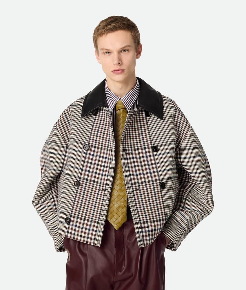 Bottega Veneta Cazadora de algodón a cuadros