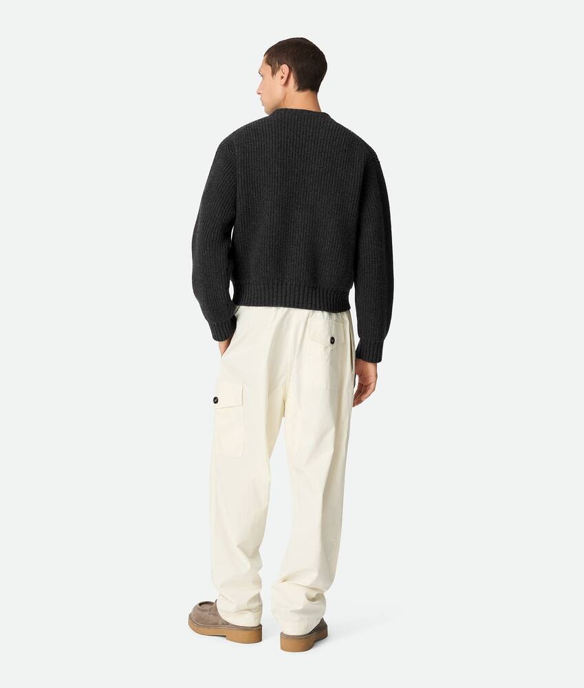 Bottega Veneta Pantalones de sarga de algodón ligero Rebajas