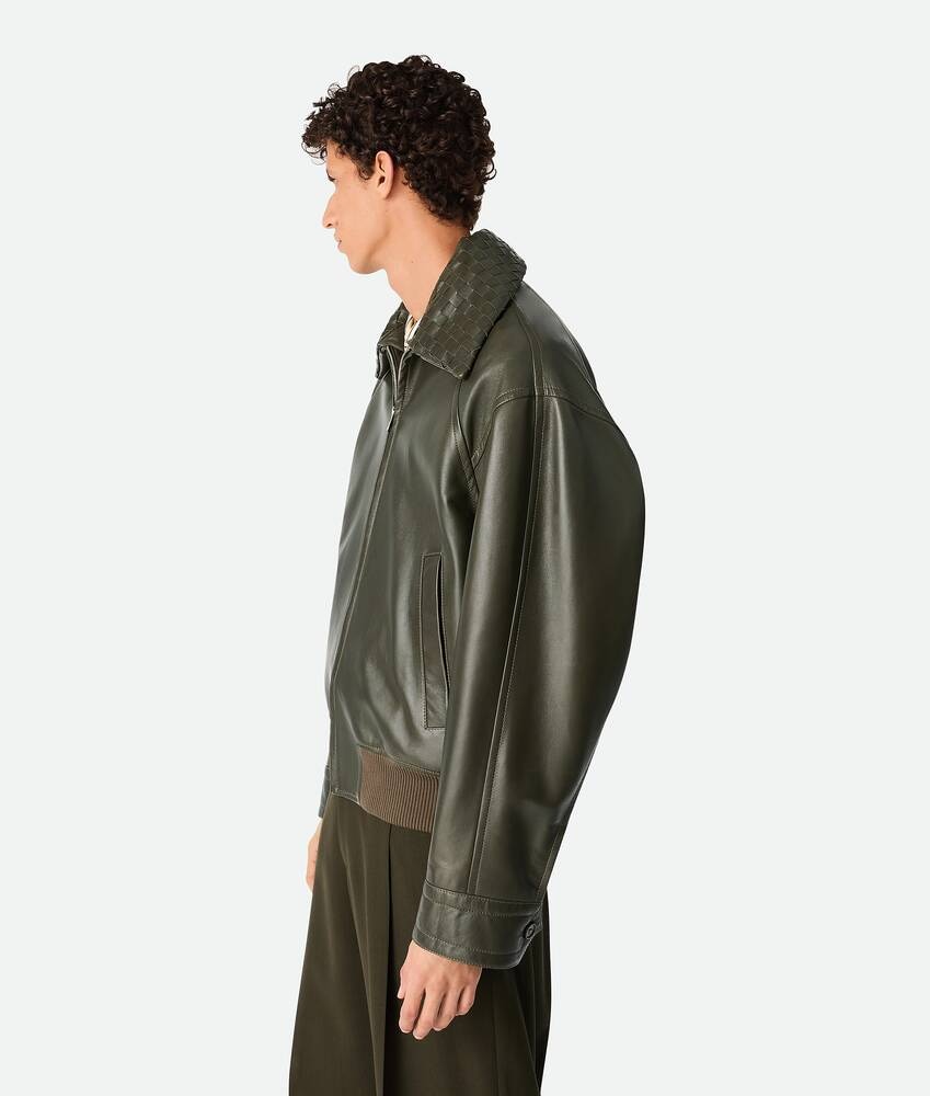 Bottega Veneta Cazadora de piel Venta caliente