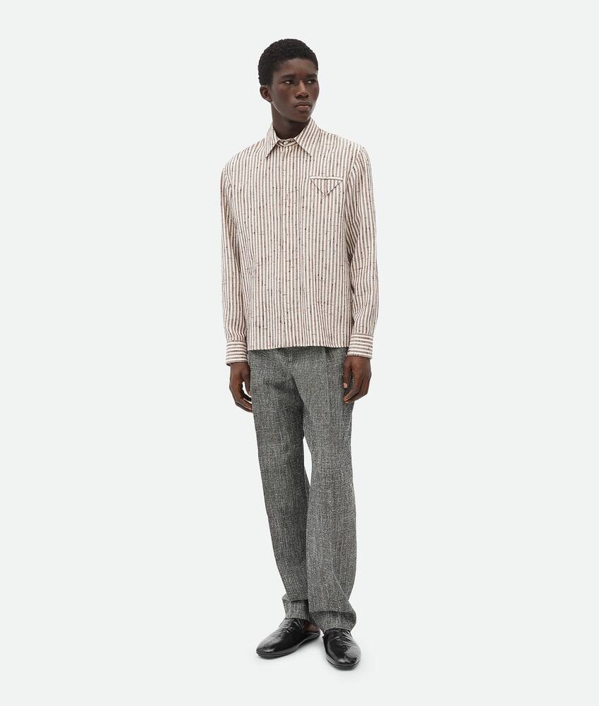 Bottega Veneta Camisa de viscosa texturizada y seda En oferta