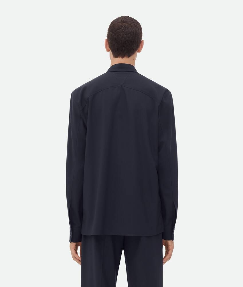 Bottega Veneta Camisa de lana fina Ventas relámpago