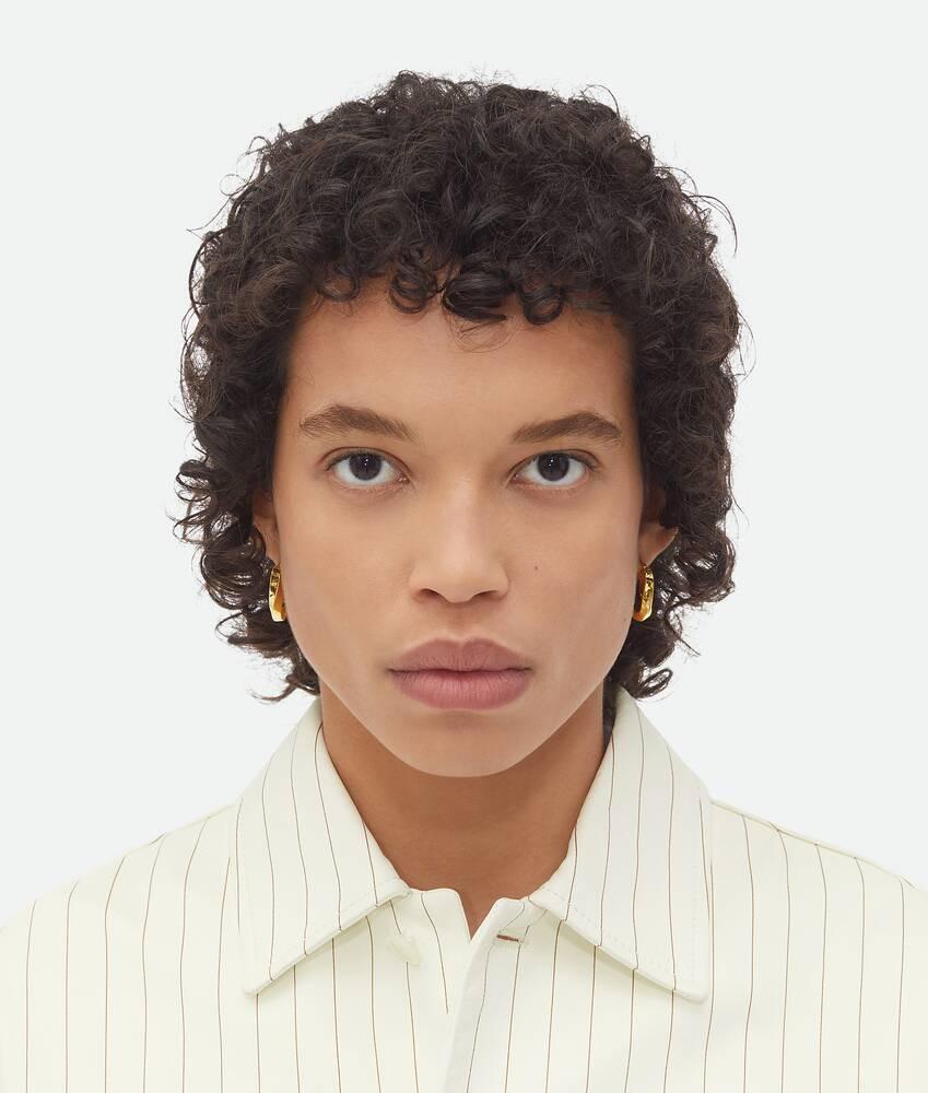 Bottega Veneta Pendientes Hoop Twist Triangle Pequeños ÚLTIMAS EDICIONES