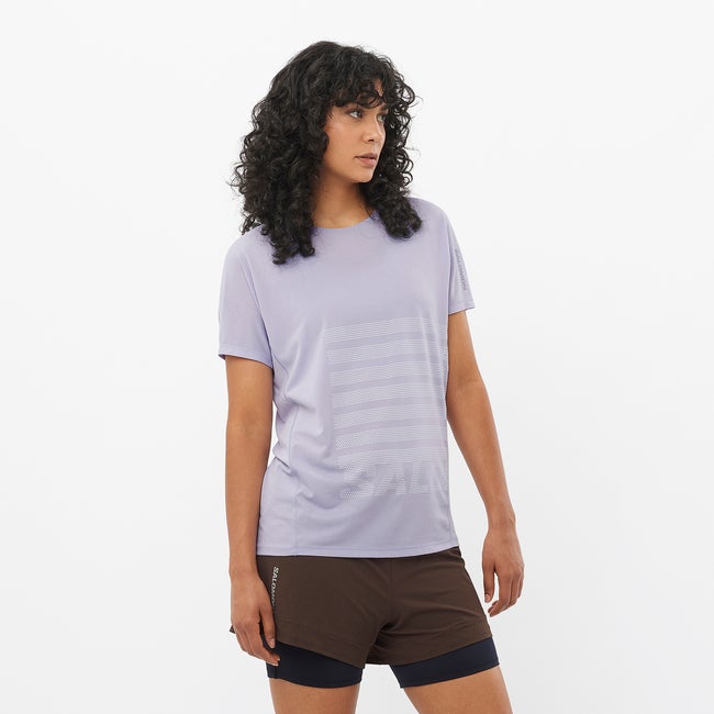 Salomon Sense Aero Graphic - Camiseta de manga corta para mujer Salomon Sense Aero Graphic - Camiseta de manga corta para mujer