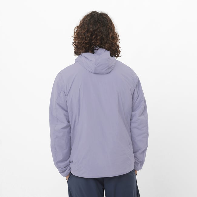 Salomon Mountain Flex - Chaqueta aislada con capucha para hombre Rebajas top