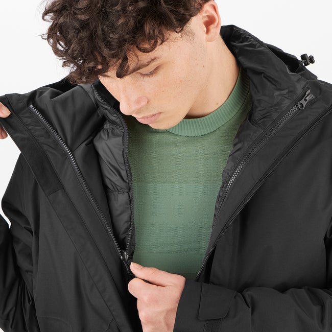 Salomon Patroller 3-In-1 Down - Chaqueta de plumón con capucha para hombre Últimos 2 días