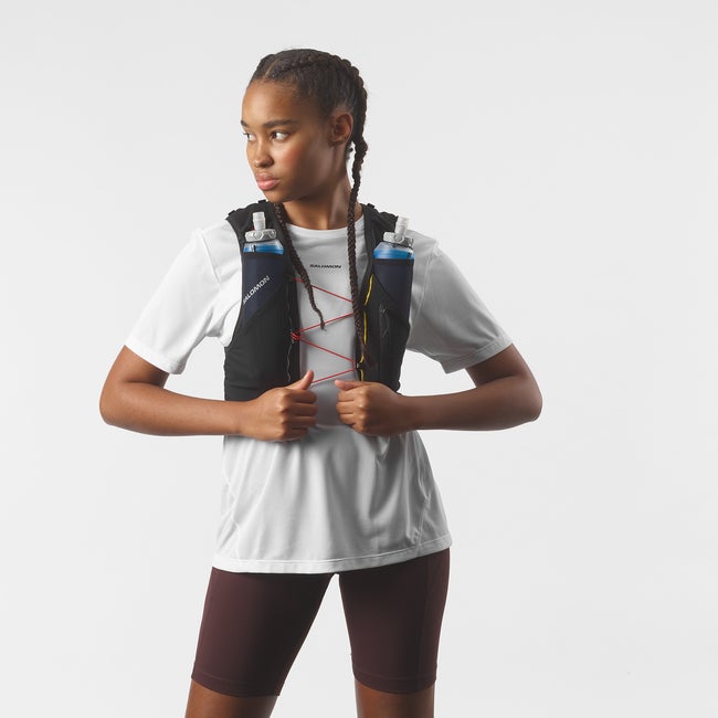 Salomon Adv Skin 5 Race Flag - Chaleco de running unisex con bidones incluidos Rebajas