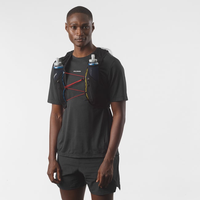 Salomon Adv Skin 12 Race Flag - Chaleco de running unisex con bidones incluidos