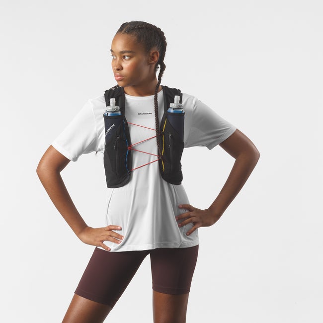 Salomon Adv Skin 12 Race Flag - Chaleco de running unisex con bidones incluidos Venta caliente
