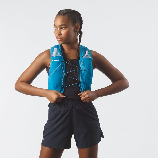 Salomon Active Skin 8 - Chaleco de running unisex con bidones incluidos