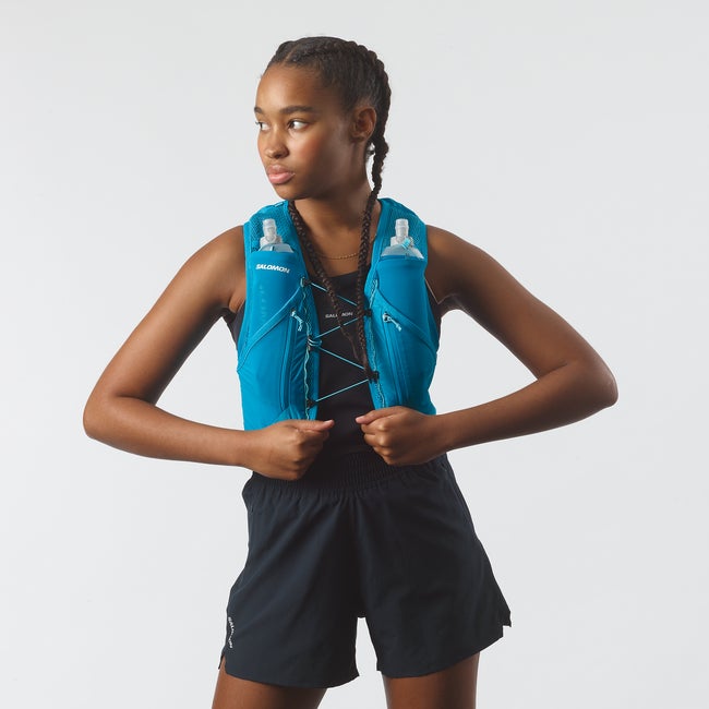 Salomon Active Skin 12 - Chaleco de running unisex con bidones incluidos