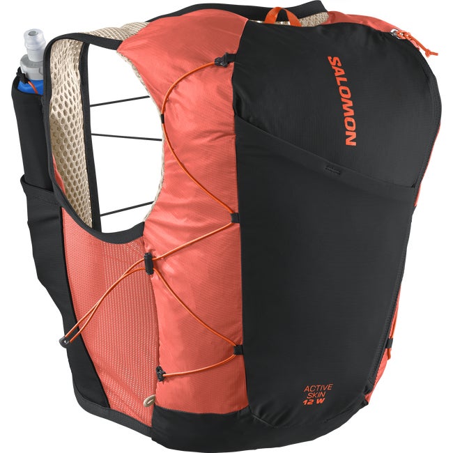 Salomon Active Skin 12 - Chaleco de running para mujer con bidones incluidos