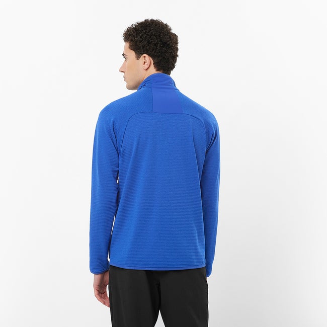 Salomon Essential Lightwarm - Chaqueta intermedia de cremallera completa para hombre Ofertas