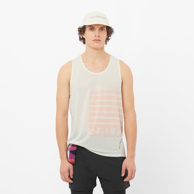 Salomon Sense Aero Graphic - Camiseta sin mangas para hombre