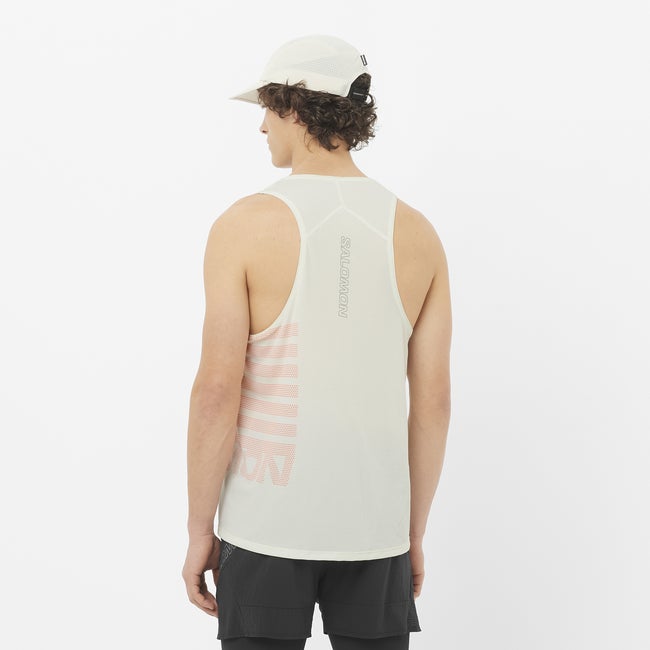 Salomon Sense Aero Graphic - Camiseta sin mangas para hombre Rebajas baratas