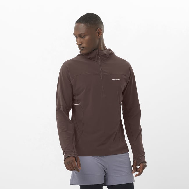 Salomon Sense Aero Hybrid - Chaqueta intermedia con capucha para hombre