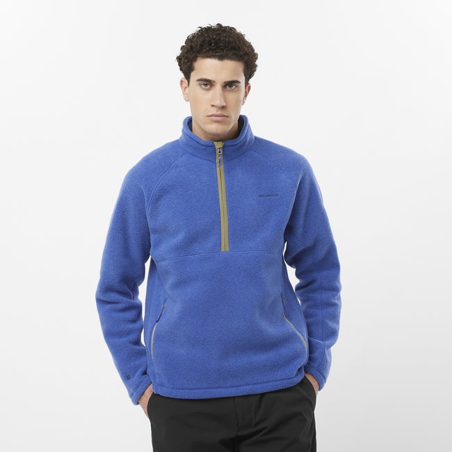 Salomon Chroma - Capa intermedia de media cremallera para hombre