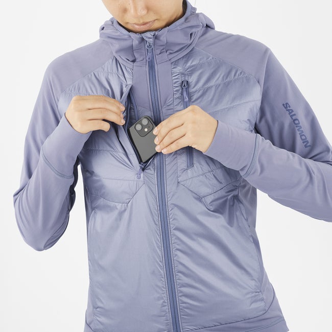 Salomon Elixir Hybrid - Chaqueta aislada con capucha para mujer Últimos 3 días