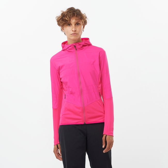Salomon Outline All Season Hybrid - Chaqueta intermedia con capucha para mujer