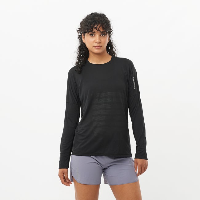 Salomon Sense Aero Graphic - Camiseta de manga larga para mujer