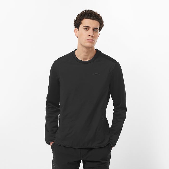 Salomon Outline Warm Hybrid - Sudadera de cuello caja para hombre Descuentos del mes