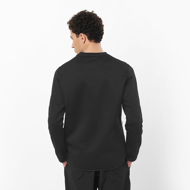 Salomon Outline Warm Hybrid - Sudadera de cuello caja para hombre Descuentos del mes