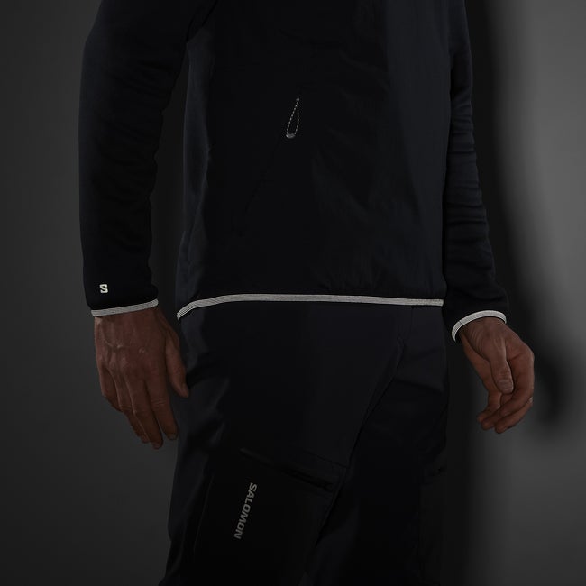 Salomon Outline Warm Hybrid - Sudadera de cuello caja para hombre Descuentos del mes