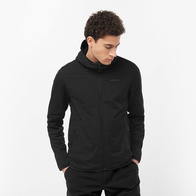 Salomon Outline Warm Hybrid - Chaqueta intermedia con capucha para hombre