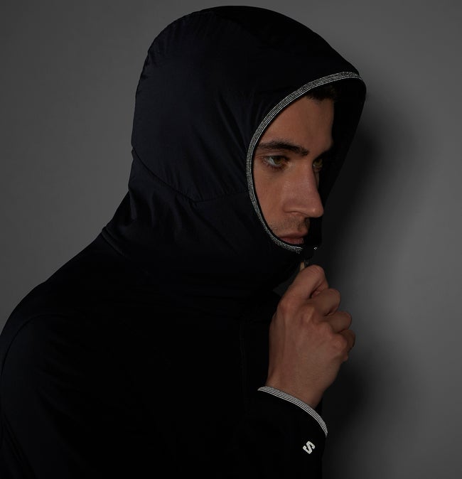 Salomon Outline Warm Hybrid - Chaqueta intermedia con capucha para hombre Oferta exclusiva