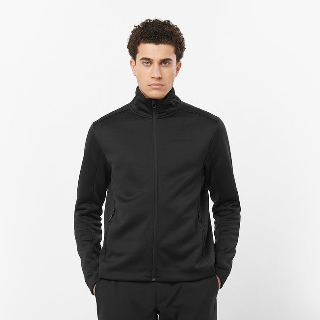 Salomon Outline Warm - Chaqueta intermedia de cremallera completa para hombre