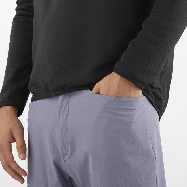 Salomon Essential Lightwarm - Capa intermedia de media cremallera para hombre Ofertas de temporada