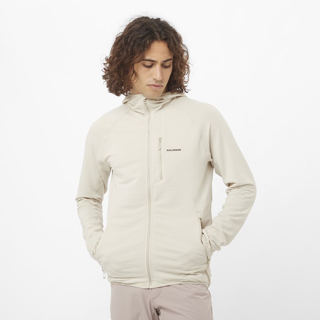 Salomon Essential Lightwarm - Chaqueta intermedia con capucha para hombre