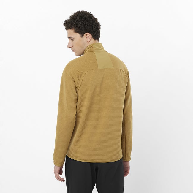 Salomon Essential Lightwarm - Capa intermedia de media cremallera para hombre Grandes ahorros