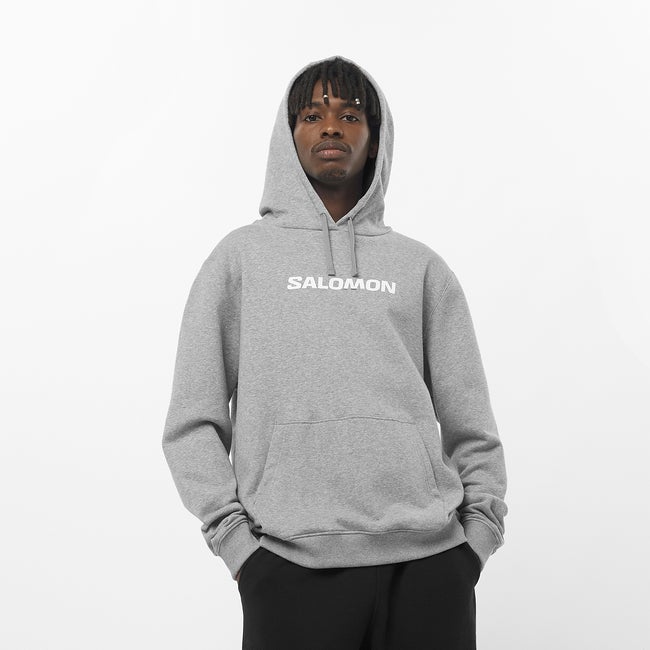 Salomon Salomon Logo Performance - Sudadera con capucha para hombre