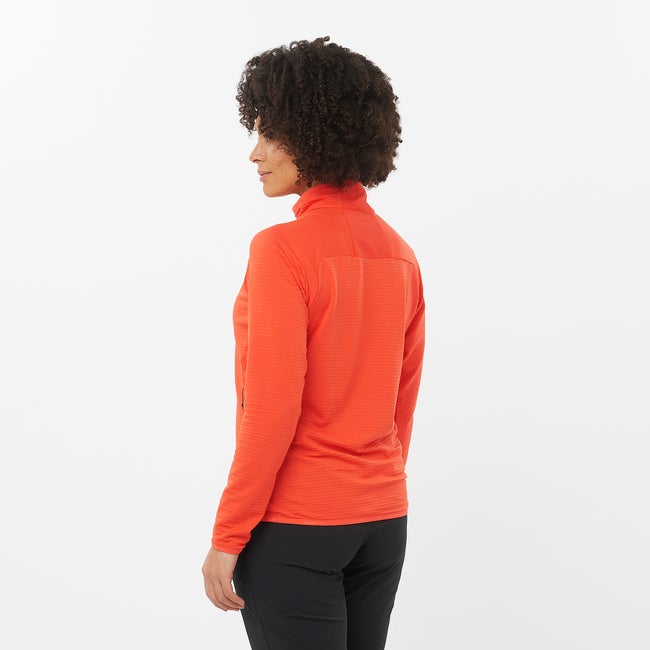 Salomon Essential Lightwarm - Chaqueta intermedia de cremallera completa para mujer Envío internacional gratuito