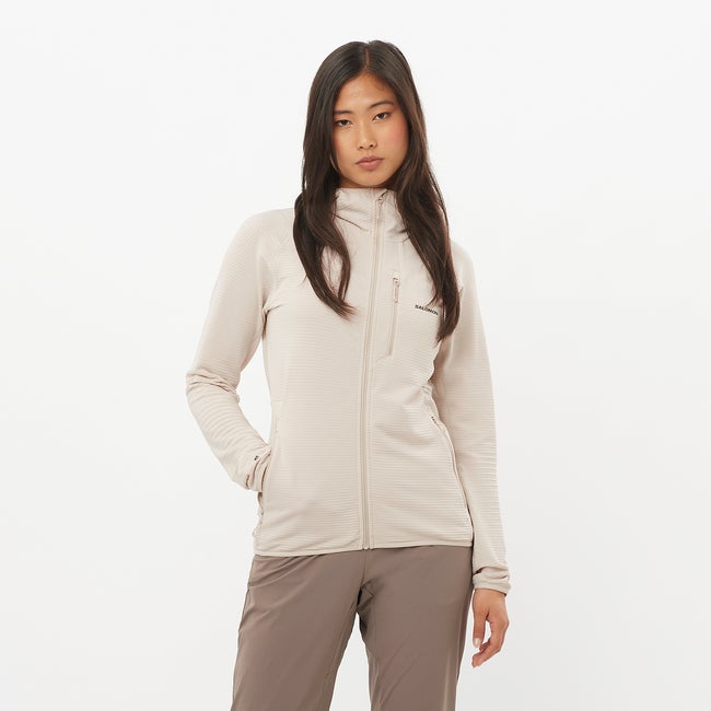 Salomon Essential Lightwarm - Chaqueta intermedia con capucha para mujer