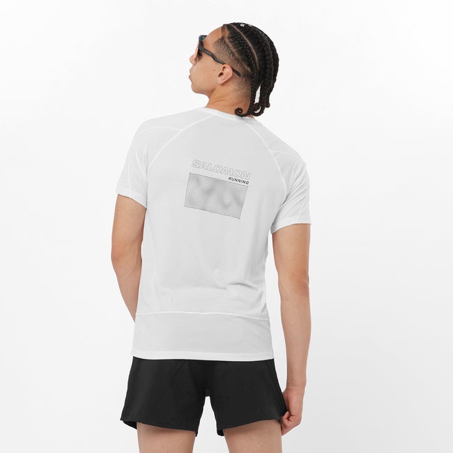 Salomon Cross Run Graphic - Camiseta de manga corta para hombre Precio ultrabajo