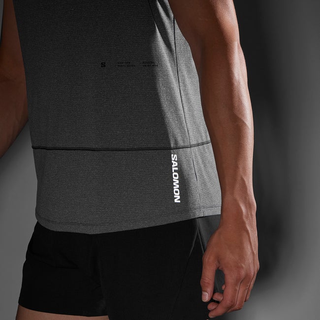 Salomon Cross Run Graphic - Camiseta sin mangas para hombre Devoluciones gratuitas